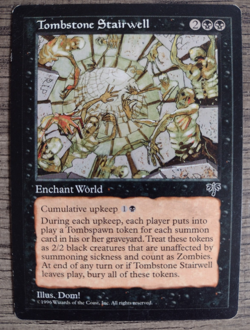 MTG ~ Tombstone Stairwell ~ Mirage #149 ~ English ~ Rare ~ Reserved List ~ LP - Image 1