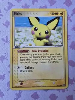 Pokemon Pichu TCG Emerald Card 59/106 Regular Common Non-Holo MP - Image 1
