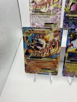 6 Mega M Evolution Pokemon, M Ampharos EX, M Heracross EX, Pokemon TCG Cards - Image 5