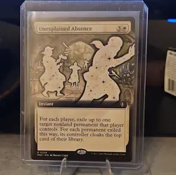Unexplained Absence NM Extended Art MTG Murders at Karlov Manor Unplayed Magic - Image 1