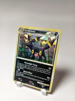 Umbreon 10/90 - Holo Rare Undaunted Cracked Ice Holo - Pokemon TCG Card - LP - Image 2