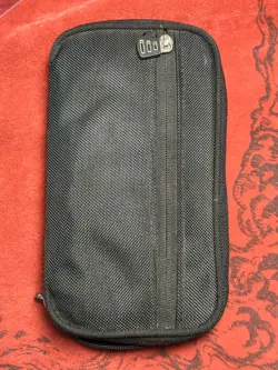 Yugioh! - Black Zippered Calculator Case with Card Slots for TI-83 84 - Image 1