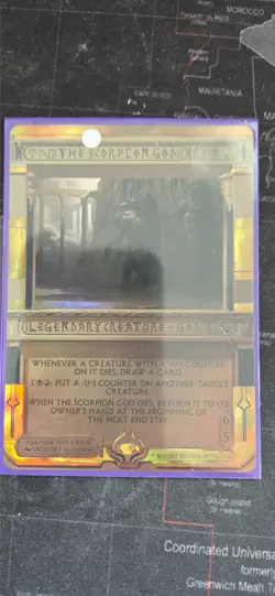 MtG The Scorpion God - Masterpiece Foil - Image 1