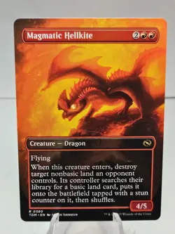 Magmatic Hellkite - (Borderless) - Tarkir: Dragonstorm - NM MTG - Image 1