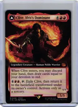 MTG Clive, Ifrit's Dominant Final Fantasy Non Foil M 0133 FIN NM - Image 2
