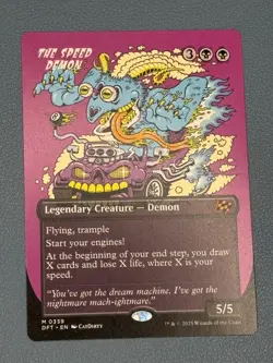 The Speed Demon (Borderless) Aetherdrift DRF MTG - Image 1