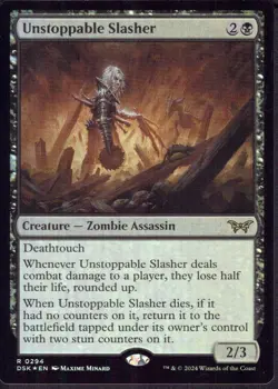 Unstoppable Slasher (0119) (Foil) - Duskmourn DSK - Magic MTG NM - Image 1