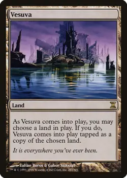 MTG Magic the Gathering Vesuva (281/301) Time Spiral MP - Image 1