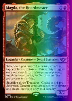 MTG Magda, the Hoardmaster (133p/160) Outlaws of Thunder Junction Promos NM FOIL - Image 1