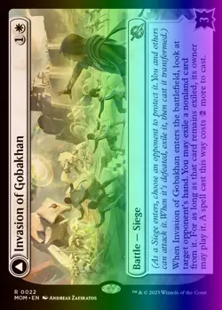 MTG Invasion of Gobakhan (22/548) March of the Machine LP FOIL - Image 1