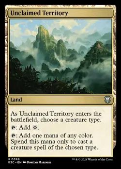 MTG Unclaimed Territory (399/782) Modern Horizons 3 Commander LP - Image 1