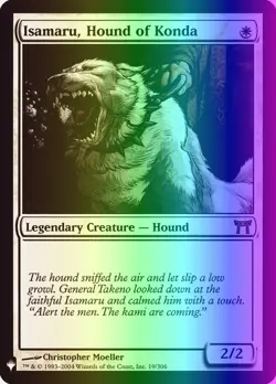 Isamaru, Hound of Konda (CHK-19/124) FMB1 NM FOIL - Image 1