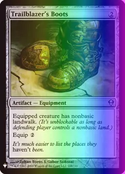 Trailblazer's Boots (ZEN-208/124) Mystery Booster Retail Edition Foils LP FOIL - Image 1