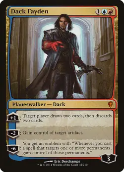 MTG Magic the Gathering Dack Fayden (42/219) Conspiracy NM - Image 1