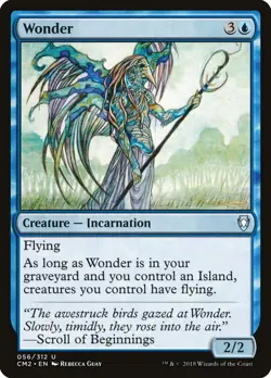 MTG Magic the Gathering Wonder (56/332) Commander Anthology 2018 LP - Image 1