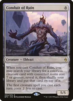 MTG Magic the Gathering Conduit of Ruin (4/313) Battle for Zendikar NM - Image 1
