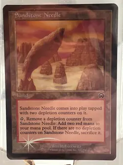 MTG -SANDSTONE NEEDLE- FOIL GEM MINT - Image 1