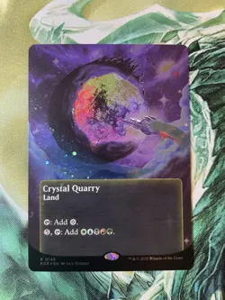 Crystal Quarry (0145) (Borderless) (Galaxy Foil) Edge of Eternities - Image 1