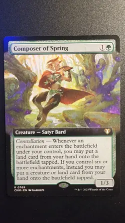 Composer of Spring (Extended Art) Commander Masters Regular - Image 1