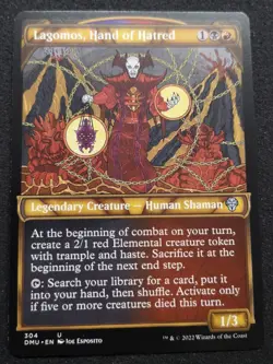 Lagomos, Hand Of Hatred - Showcase - DMU - MTG - NM Unplayed - EN - 304 - Image 1
