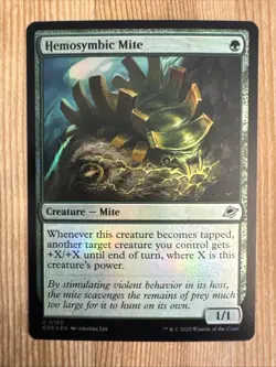 Hemosymbic Mite - EOE - MTG - EN - NM - 0190 FOIL - Image 1