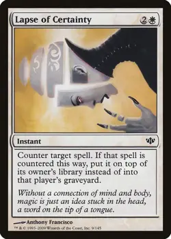 Lapse of Certainty x1 Conflux MTG Magic the Gathering White Instant Card - Image 1
