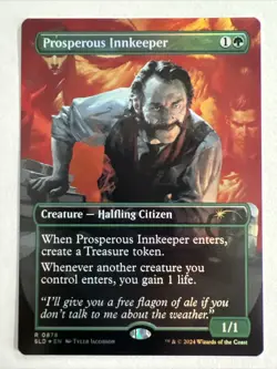 MTG Secret Lair D&D - Prosperous Innkeeper - Foil Borderless - Image 1