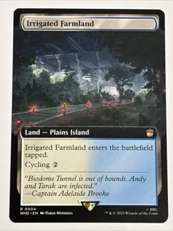 MTG Universes Beyond: Doctor Who Irrigated Farmland Extended Art 0504 NM Rare - Image 1