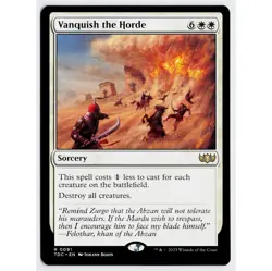 MTG Vanquish the Horde Commander Tarkir Dragonstorm Rare NM - Image 1