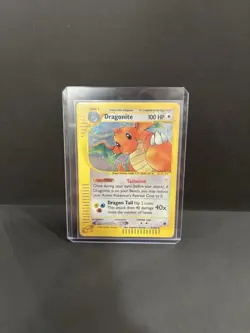 Pokemon Dragonite Holo Rare Card #9/165 from the Expedition Base Set - Image 1