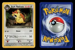 Dark Raticate 51/82 - LP - Team Rocket, WOTC Pokemon - Image 3