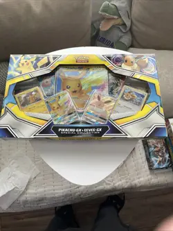 Pokemon TCG: Pikachu GX & Eevee GX Special Collection New Factory Sealed - Image 1