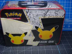Pokemon Celebrations Collectors Chest Lunchbox 25th Anniversary UNOPENED *READ** 820650809415 - Image 2