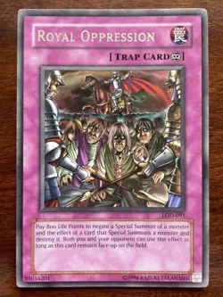 Yu-Gi-Oh! Royal Oppression LOD-091 Rare - Legacy of Darkness - Near Mint Control - Image 1