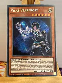 Visas Starfrost DIFO-DE008 Secret Rare Deutsch NM YUGIOH - Image 1