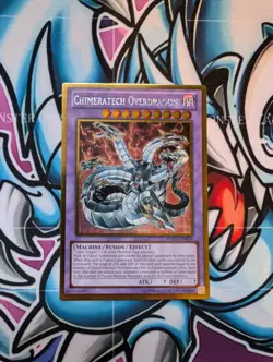 Chimeratech Overdragon PGLD-EN056 Gold Rare YuGiOh! - Image 1