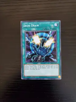 Iron Draw - Yugioh Structure Deck Mechanized Madness 1st Ed - SR10-EN027 - Image 1