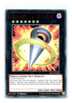Number 11: Big Eye - BLLR-EN066 - Ultra Rare - 1st Edition - Yugioh - Image 1