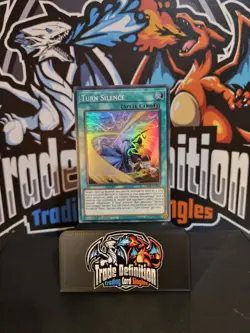 LEDE-EN052 Turn Silence Super Rare 1st Edition YuGiOh - Image 1