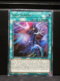Yu-Gi-Oh! Soul Servant, LED6-EN003, 1st Ed, Ultra Rare, NM - Image 1