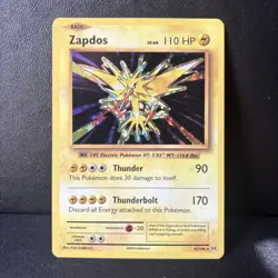 Pokemon Card Zapdos Evolutions Holo Rare 42/108 NM - Image 1