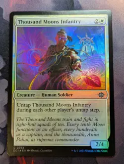 Thousand Moons Infantry - LCI - 0038 - MTG - TCG Card - FOIL - Image 1