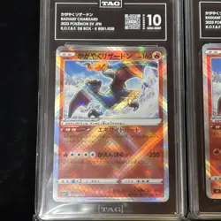 Tag 10 Pokemon Card K Kagayaku Charizard 001 Authenticated Product Set Of 2 Psa - Image 2
