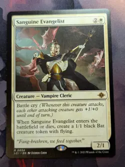 Sanguine Evangelist - LCI - 0034 - MTG - TCG Card - Image 1