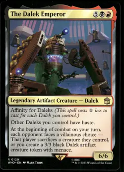 4x The Dalek Emperor - Universes Beyond: Doctor Who - NM - MTG - Image 1