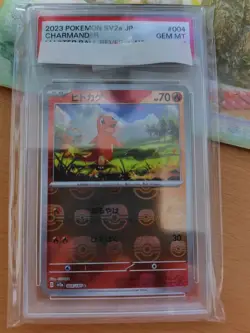 Pokemon Card Game Master Ball Mirror Charmander Psa 10 - Image 1