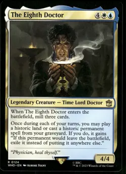 4x The Eighth Doctor - Universes Beyond: Doctor Who - NM - MTG - Image 1