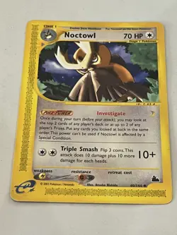 Noctowl 40/144 Skyridge Pokemon Card NM FREE P&P - Image 1