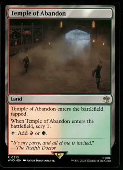 4x Temple of Abandon - Universes Beyond: Doctor Who - NM - MTG - Image 1