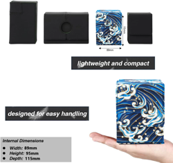 120+ Trading Card Deck Box with Display Window MTG PTCG TCG Board Games Collecti - Image 4
